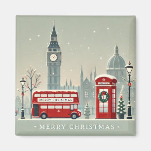 London Weihnachten Big Ben & Festliches London Magnet