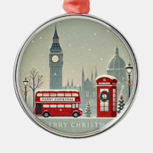 London Weihnachten Big Ben & Festliches London Ornament Aus Metall