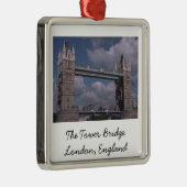 London-Weihnachtsverzierung Silbernes Ornament (Rechts)