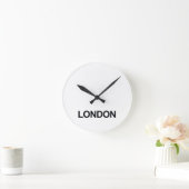 LONDON WELTWEIT ZEITMEZONKLOCK-SET RUNDE WANDUHR (Zuhause)