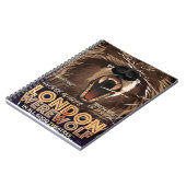 London Werewolf Vintag Movie Poster Notizblock (Linke Seite)