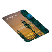 London Westminster bei Sonnenuntergang Kühlschrank Magnet (Rechte Seite)