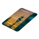 London Westminster bei Sonnenuntergang Kühlschrank Magnet (Linke Seite)