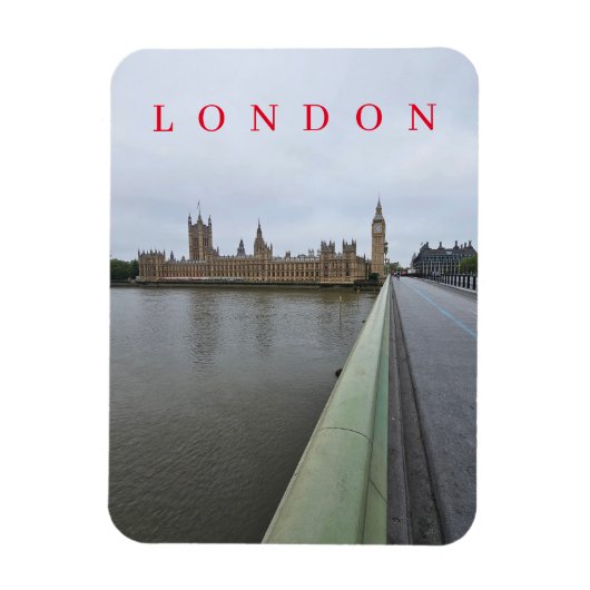 London Westminster Bridge Kühlschrankmagnet Magnet (Vertikal)