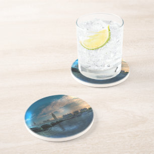 London Westminster Cityscape Foto Ball Getränkeuntersetzer