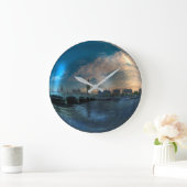 London Westminster Cityscape Foto Ball Große Wanduhr (Zuhause)