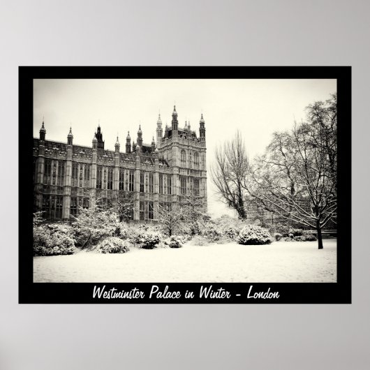 London - Westminster im Winter Nr.1 (Poster) Poster (Vorne)