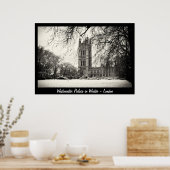 London - Westminster im Winter Nr.2 (Poster) Poster (Küche)