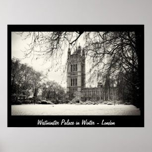 London - Westminster im Winter Nr.2 (Poster) Poster