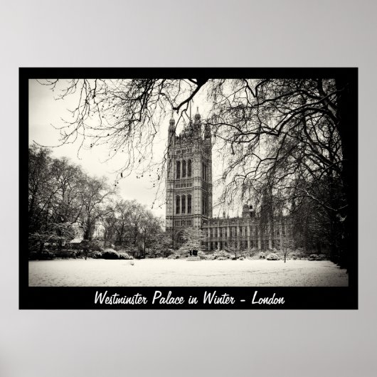 London - Westminster im Winter Nr.2 (Poster) Poster (Vorne)