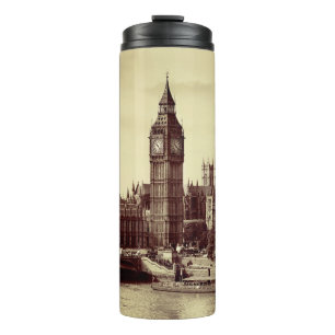 London Westminster mit Big Ben und Bridge. alt, lo Thermosbecher
