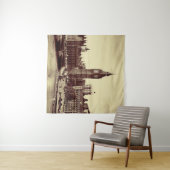 London Westminster mit Big Ben und Bridge. alt, lo Wandteppich (Beispiel (Horizontal))