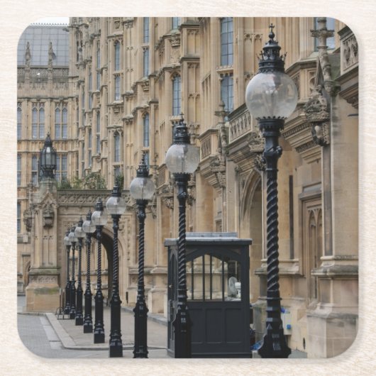 London - Westminster - Parlament - Untersetzer (Vorderseite)