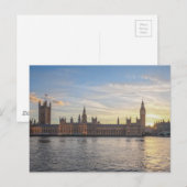 London-Westminster Postkarte (Vorne/Hinten)