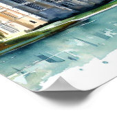 London-Windsor Castle, (B), Watercolor Poster (Ecke)