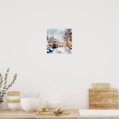 London-Winter Wonderland (A) Poster (Küche)