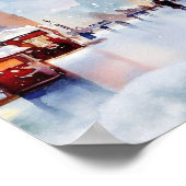 London-Winter Wonderland (D) Poster (Ecke)