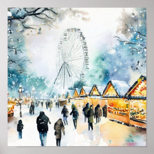 London-Winter Wonderland im Hyde Park (A), Poster (Vorne)
