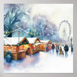 London-Winter Wonderland im Hyde Park (B), Poster