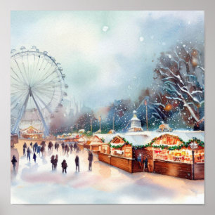 London-Winter Wonderland im Hyde Park (C), Poster