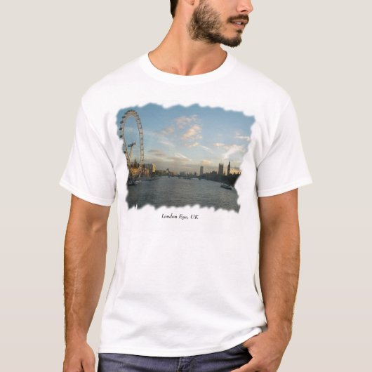 Londonauge und -parlament T-Shirt (Vorderseite)