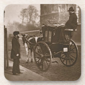 LondonCabmen, "vom Straßen-Leben in London", 1877- Untersetzer (Vorderseite)