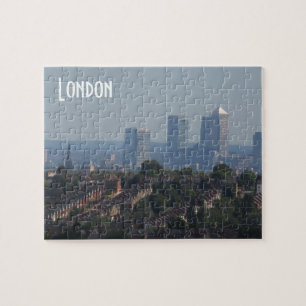 LondonCityscape - zitronengelbes Kai-Foto Puzzle