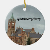 Londonderry Clock Tower Keramik Ornament (Vorne)