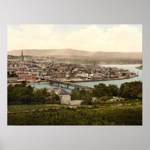 Londonderry, Landkreis archivalischer Druck Poster