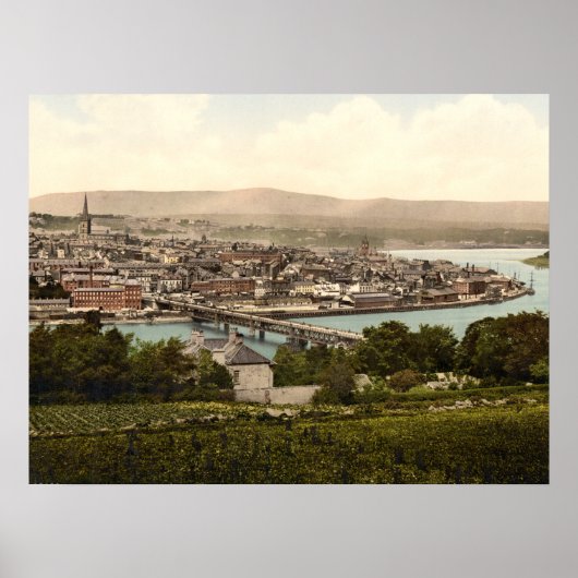 Londonderry, Landkreis Limerick, Archivdruck Poster (Vorne)