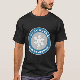 Londonderry New Hampshire Ne Winter Schnee Schneef T-Shirt