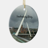 Londonderry View From Bridge Keramik Ornament (Rechts)