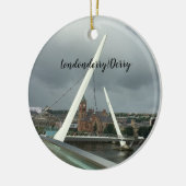Londonderry View From Bridge Keramik Ornament (Links)
