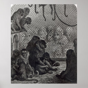 Londoner Affen Poster