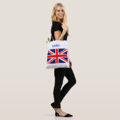 Londoner All-Over-Print-Tasche, Schulter-Tasche Tasche (Am Model)