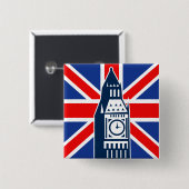 Londoner Anruf Button (Vorne & Hinten)