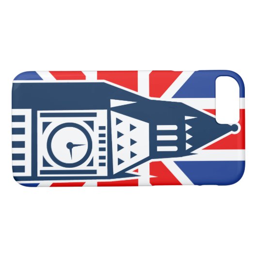 Londoner Anruf Case-Mate iPhone Hülle (Rückseite (Horizontal))