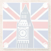 Londoner Anruf Glasuntersetzer (Rückseite)