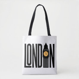 Londoner Anruf - Ikonische Sehenswürdigkeiten Tote Tasche
