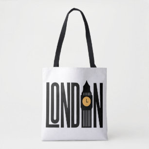 Londoner Anruf - Ikonische Sehenswürdigkeiten Tote Tasche