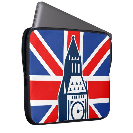 Londoner Anruf Laptopschutzhülle (Vorne Rechts)