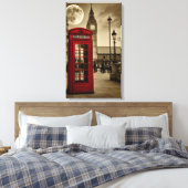 Londoner Anruf Leinwanddruck (Insitu (Schlafzimmer))