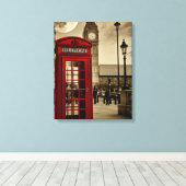 Londoner Anruf Leinwanddruck (Insitu (Holzboden))