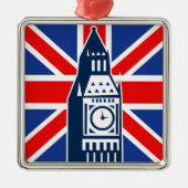 Londoner Anruf Ornament Aus Metall (Vorne)