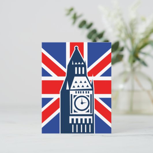 Londoner Anruf Postkarte (Stehend Vorderseite)