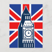 Londoner Anruf Postkarte (Vorderseite)