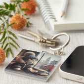 Londoner Anruf Schlüsselanhänger (Vorderseite rechts)