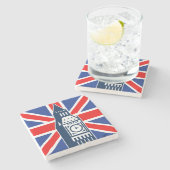 Londoner Anruf Steinuntersetzer (Seitenansicht)