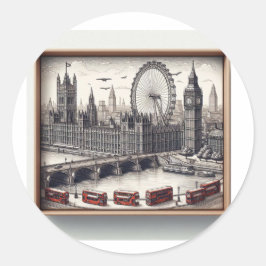 Londoner Aufkleber