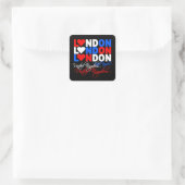 Londoner Aufkleber (Tasche)